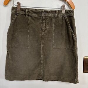 The North Face Corduroy Skirt dark green size small